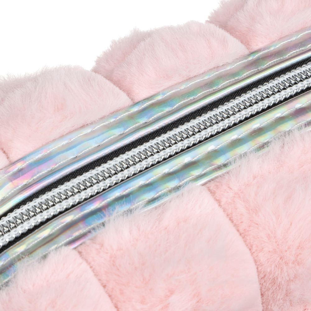 ЮL Косметичка из искусственного меха Флаффи, 100% ПЭ, 18х10х7см, 2 цвета - #13