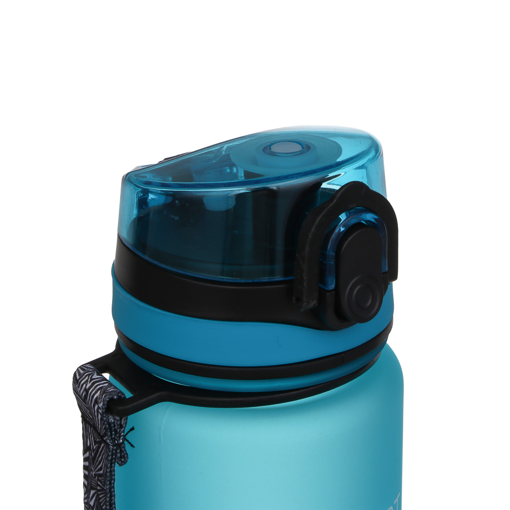 Бутылка спортивная для воды с поильником тм BY SPORT, 600мл, 23x6см, PC, силикон, 4 цвета - #4