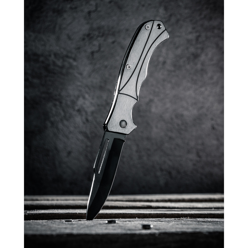 Нож туристический складной тм ЕРМАК, 16,5 см, толщина лезвия 1,8 мм, нерж. сталь, арт.1 - #8