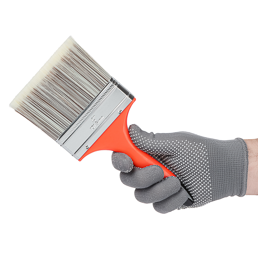 ЕРМАК/Headman Кисть малярная плоская "Kанекарон" иск. щетина 4" (100мм) - #5