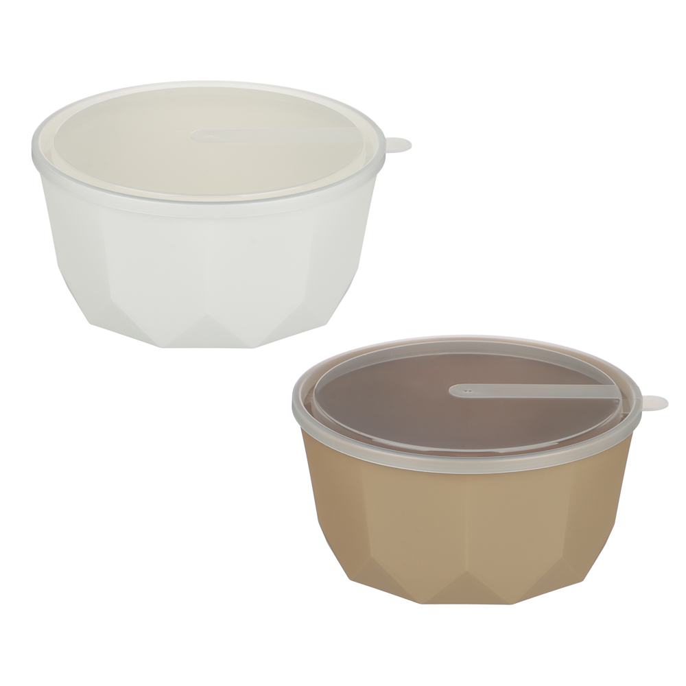 Салатник STOCKHOLM с крышкой 1,7л, пластик, 2 цвета - #1