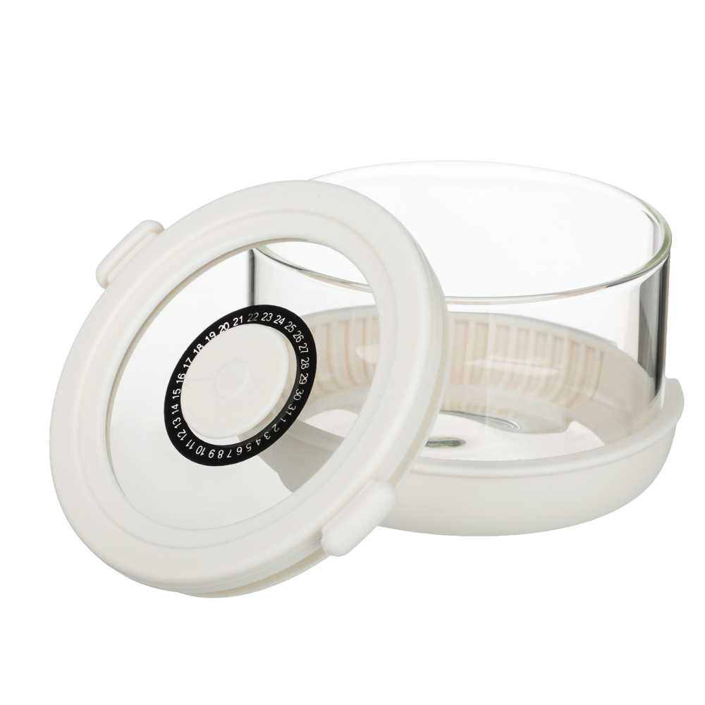 Контейнер ланч-бокс тм SATOSHI 400 мл, боросиликатное стекло, силикон - #6