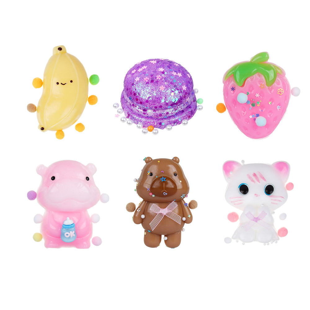 ИГРОЛЕНД Игрушка антистресс "Жмякалка", TPR, 13×15см, микс - #2