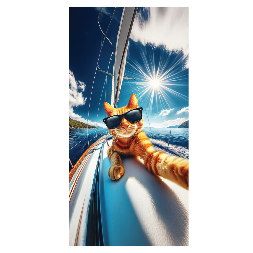 Полотенце пляжное тм PROVANCE Саммер 70х150см, 100% полиэстер, 6 дизайнов - #1