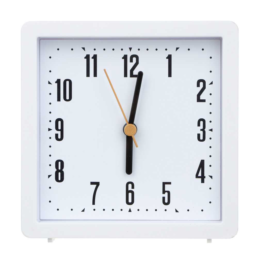 LADECOR CHRONO Будильник, 10,9x10,9x4 см, пластик, 1хАА, 2 дизайна - #2