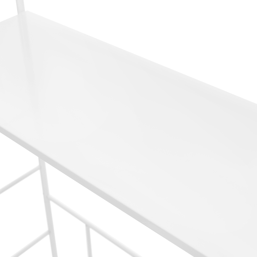 Стеллаж с полками над стиральной машиной, металл, 68,5х26х15,6см, металл, белый - #6