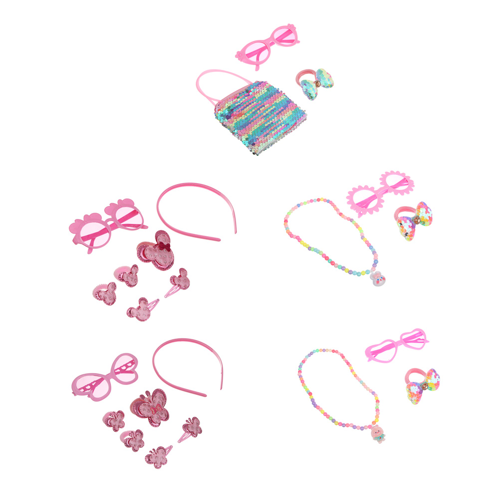 Набор бижутерии для девочки "Милашка", PP, полиэстер, тм ИГРОЛЕНД - #2