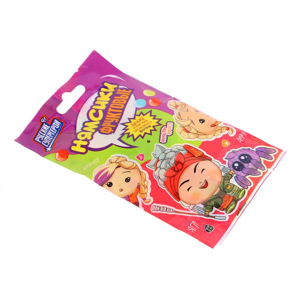 BY Русские Супергерои Драже фруктовое с игрушкой (фигурка насекомое) 2 гр. - #2