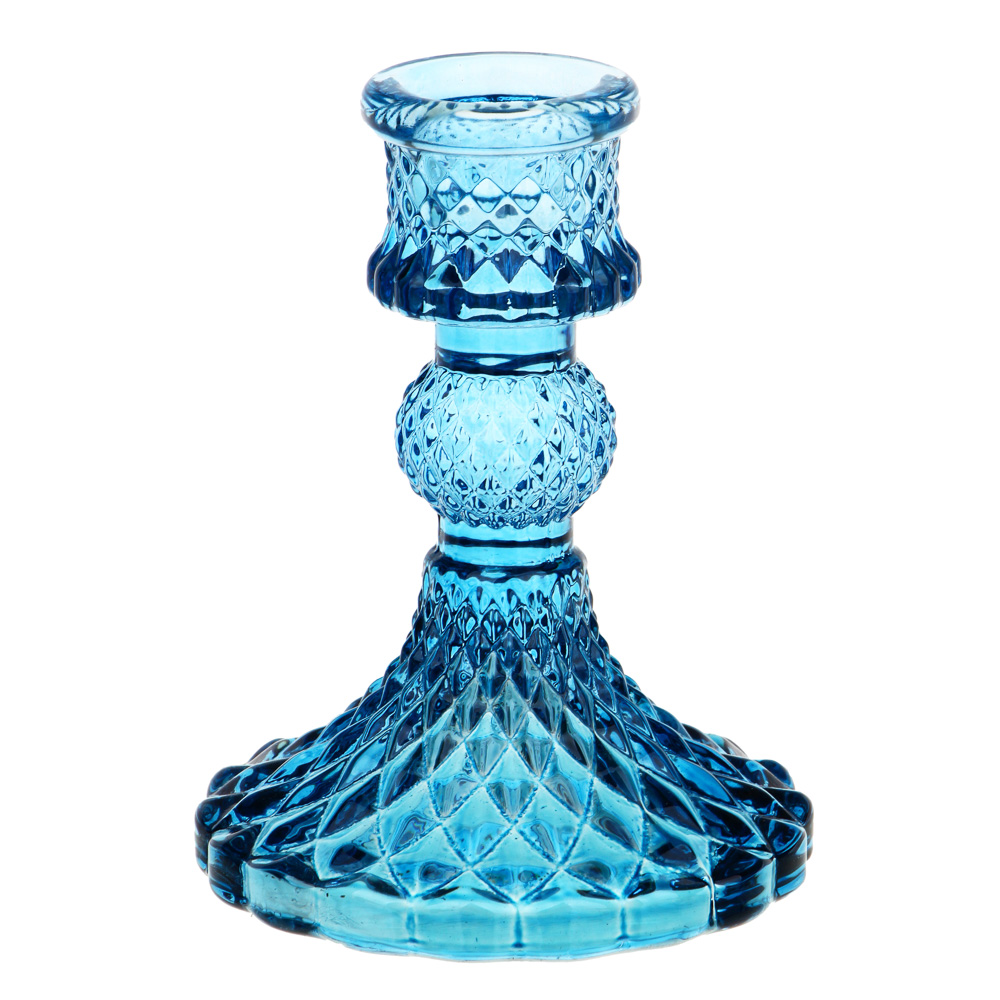 Подсвечник из стекла, 3,5х8х10,5 см, арт.09-43 - #2