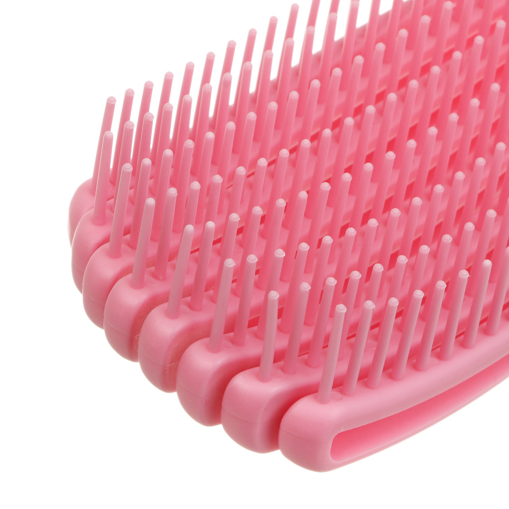 Расческа массажная веерная тм ЮНИLOOK, 23 см, пластик, 4 цвета - #14