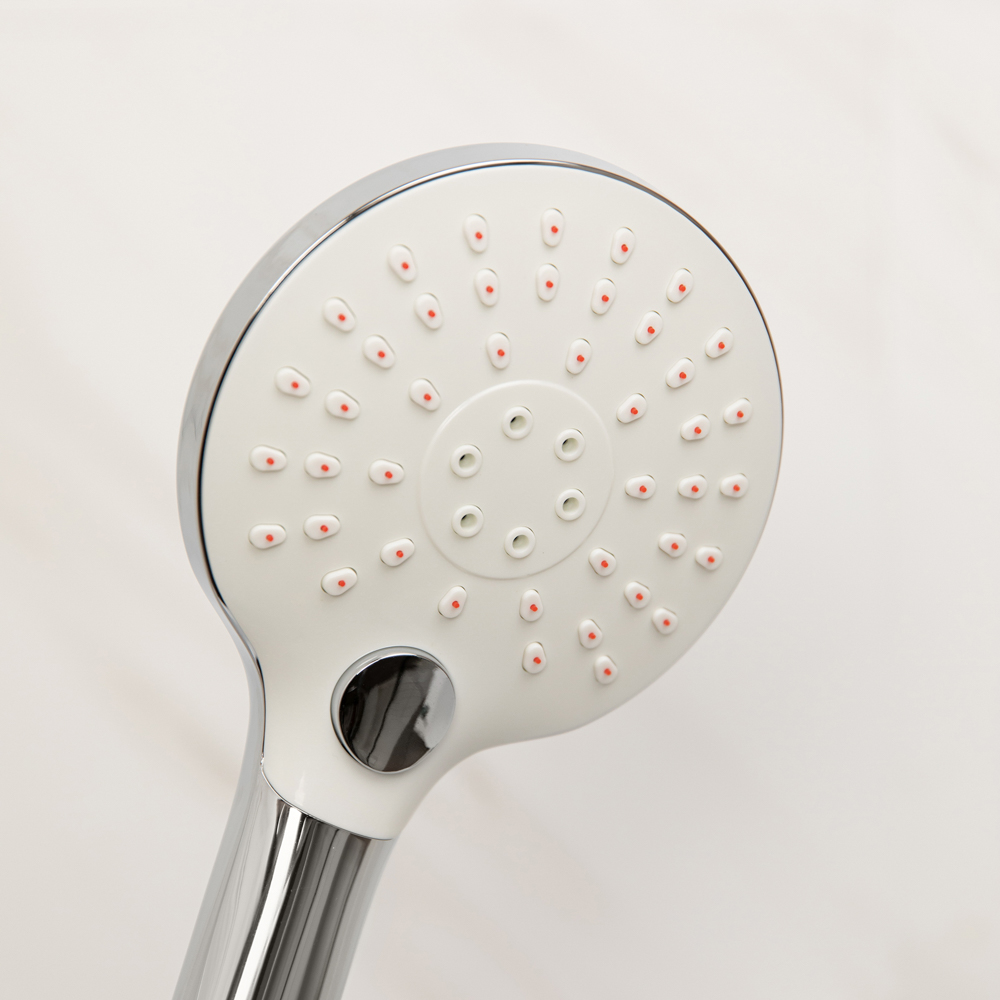 RAIN Лейка для душа, 3 режима, кнопка, 120мм, хром - #9