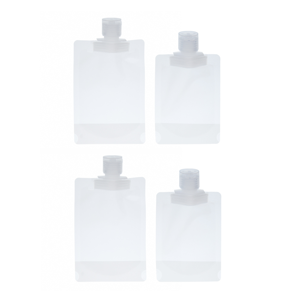 Набор мягких дорожных емкостей 4 шт тм ЮНИLOOK (100 мл х 2 шт, 50 мл х 2 шт) - #1