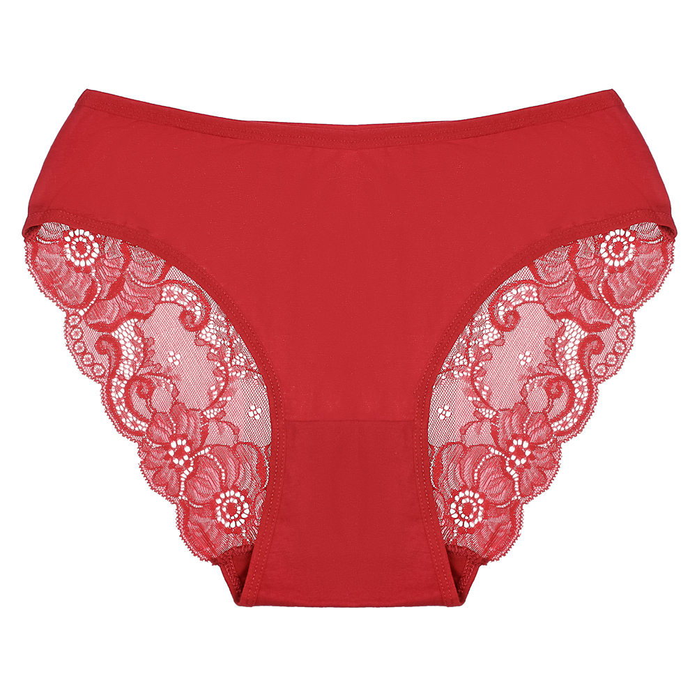 Трусы женские с кружевом, р.46-48, 95% хлопок, 5% спандекс, Cotton #9922 - #2