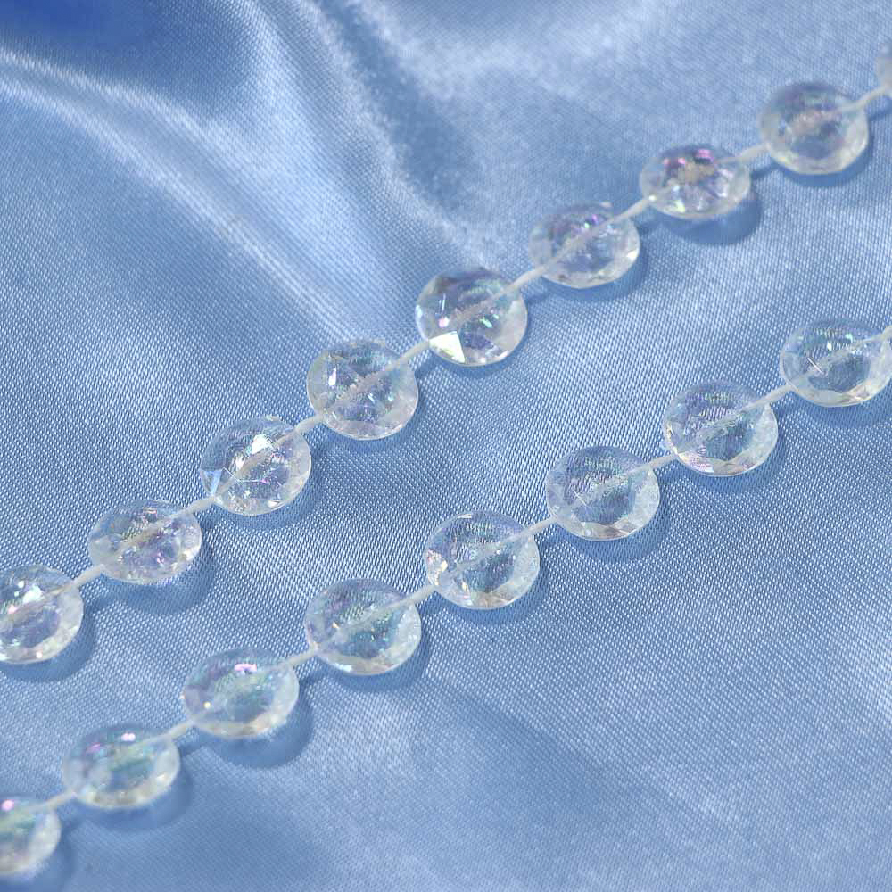 СНОУ БУМ Бусы декоративные 1x270 см, прозрачный, 26-569 - #4