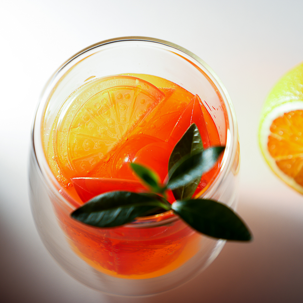 Лед многоразовый 15шт "Дольки апельсина" в сетке - #8