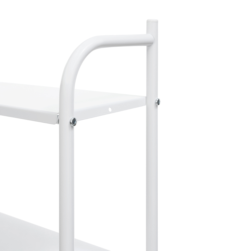 Стеллаж с полками над стиральной машиной, металл, 68,5х26х15,6см, металл, белый - #8