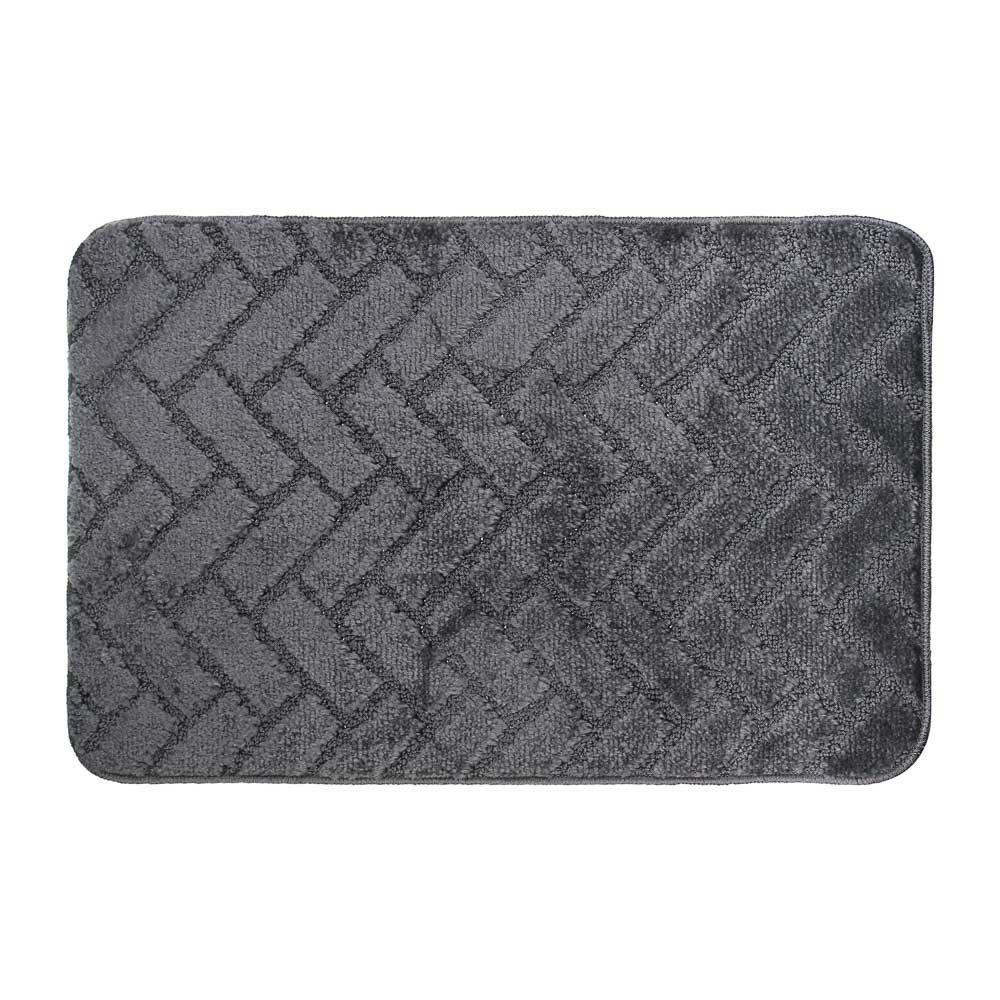 Набор ковриков для ванной  тм VETTA Concrete, жаккард полипропилен 650г/м², 40х45см+75х45см 2 цв. - #3