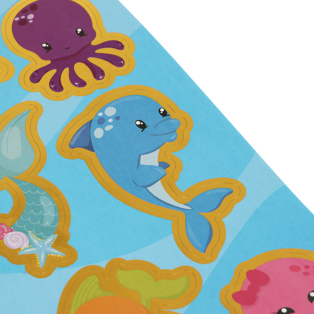 Блокнот с наклейками для творчества, 24х15см, бумага, 8 страниц, 4 дизайна - #9