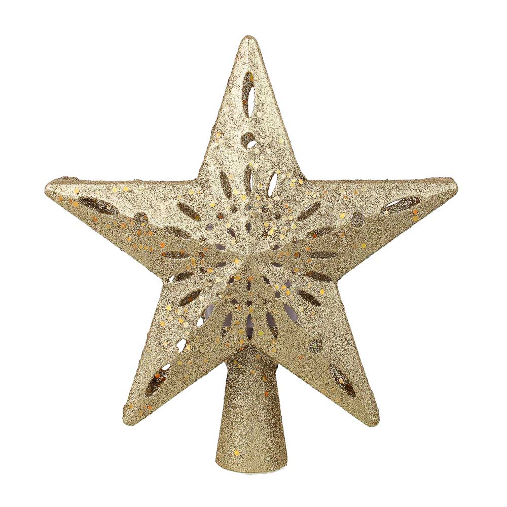 СНОУ БУМ Проектор верхушка на елку, 4LED*белый, 0°-180°, 24,3х6,5х25,5см, ПВХ черный, 220В, 50гц - #2