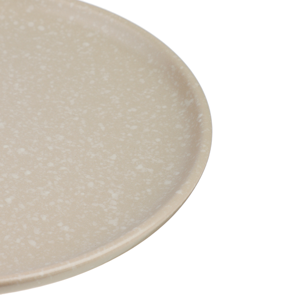 MILLIMI Тарелка десертная 20х2см, керамика, бежевый - #3
