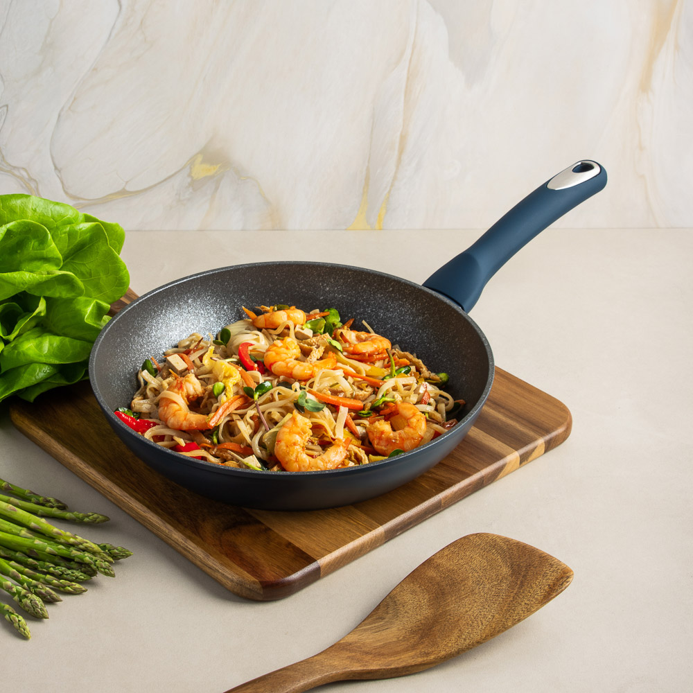 SATOSHI Ривьера Сковорода литая d26см, антипригарное покрытие мрамор, индукция - #9