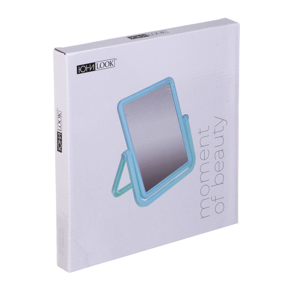 Зеркало настольное тм ЮНИLOOK, пластик, стекло, 21,2х20,5см, 3 цвета - #4