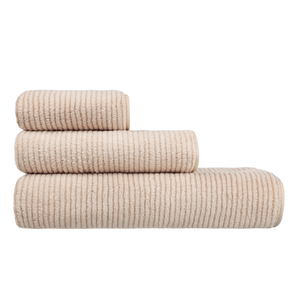 PROVANCE Basic Комплект полотенец, 3шт, 30х50, 50х80, 70х120, 95% пэ, 5% полиамид, 280гр/м, бежевый - #7