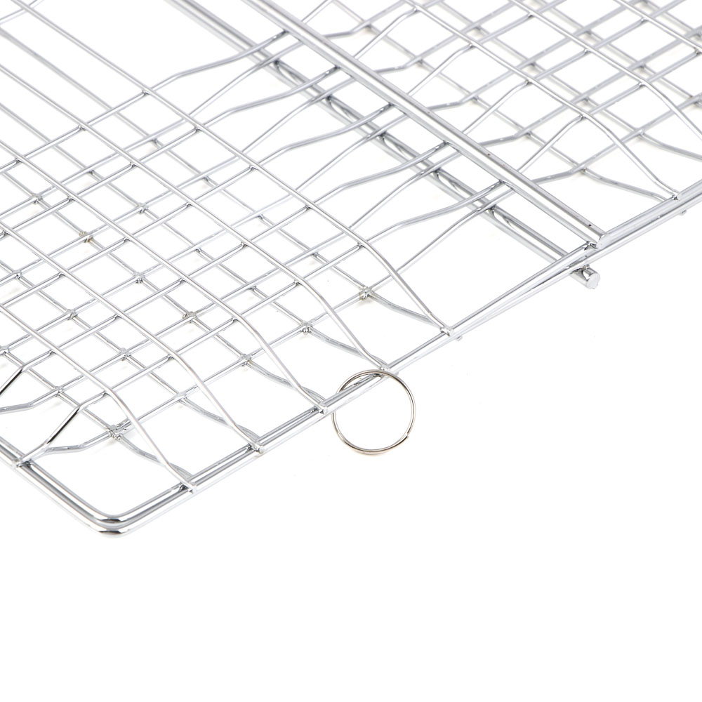 Решетка-гриль хром. тм GRILLBOOM, 21х35х2см - #7