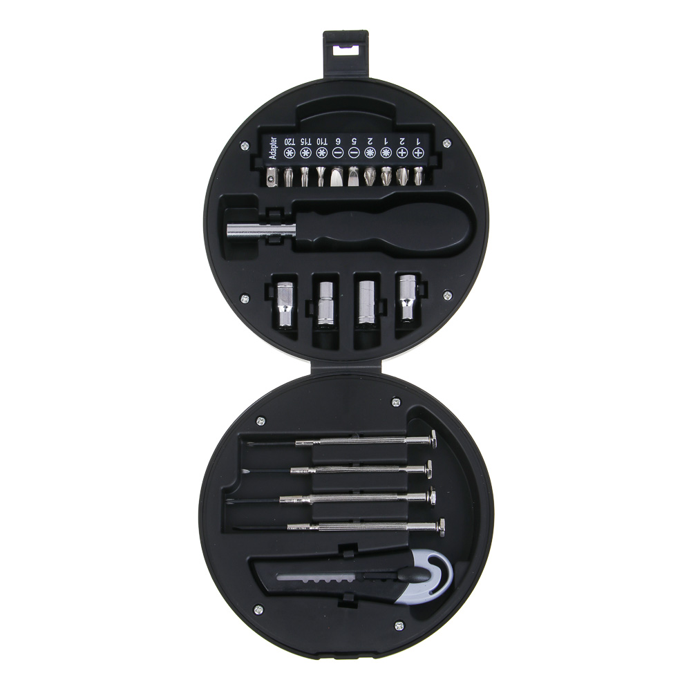 РОКОТ Набор подарочный: 4 головки, 10 бит, отвертка под биты, нож, 4 отвертки для точных работ - #9