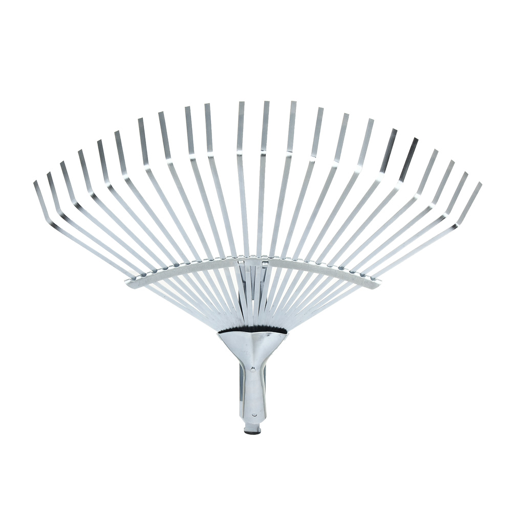 INBLOOM Грабли веерные раздвижные, 22 зуба, 38x40см, оцинкованная сталь - #1