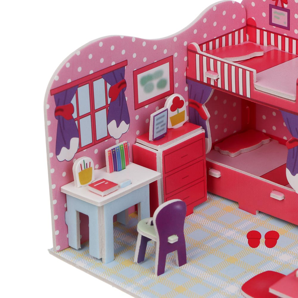 ХОББИХИТ Набор для творчества "Комната", EPS, бумага, 21х14,5см, 4 дизайна - #10