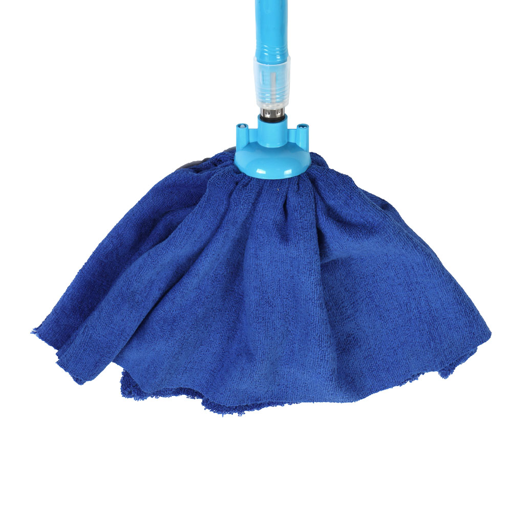 Швабра со смен.насадкой тм VETTA, ручка 110см, нерж. сталь, микрофибра - #3