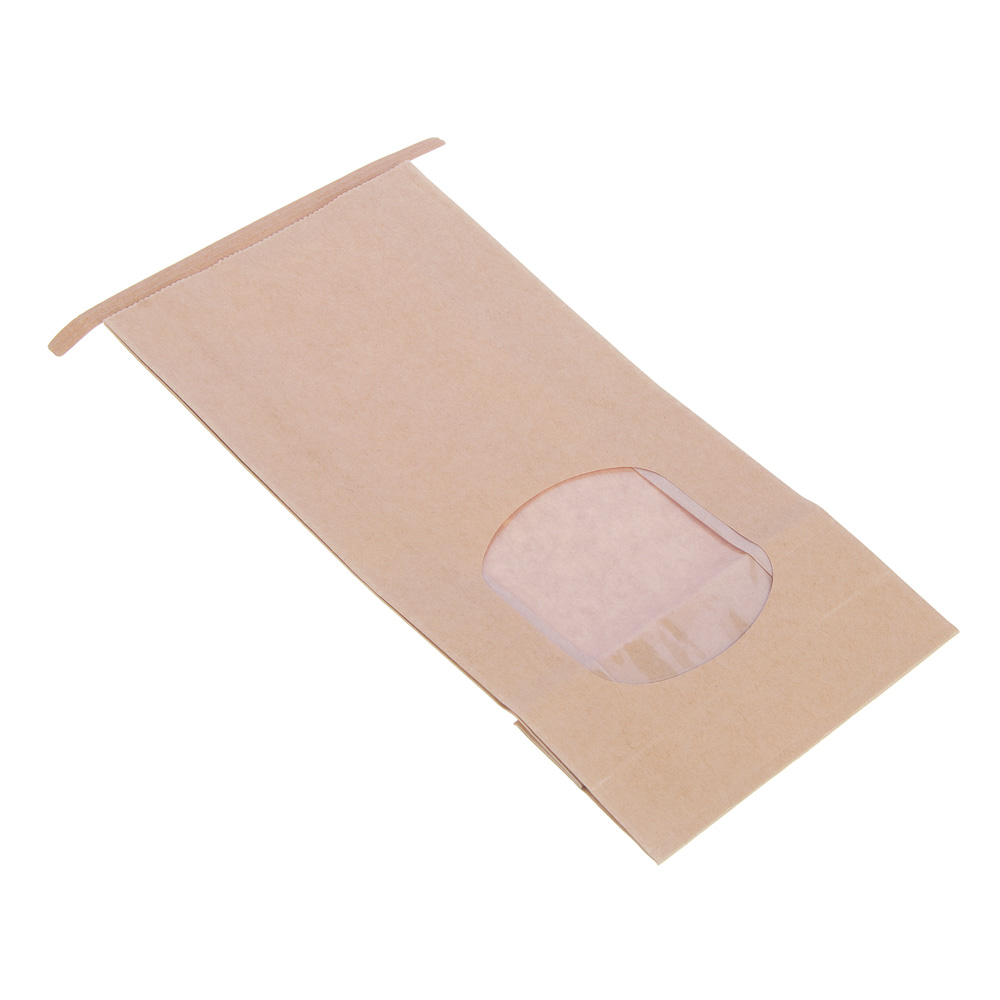 Набор пакетов крафт с ПВХ окном и замком, 20 шт, 12x25x6 см - #4
