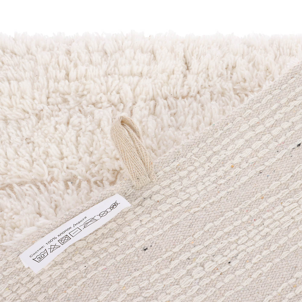 Коврик для ванной SWENSA 40х60см Delhi кремовый, хлопок SWM-6000-CRM-B - #6