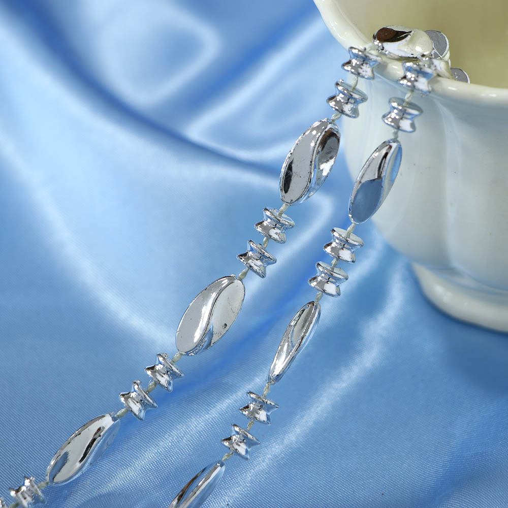 СНОУ БУМ Бусы декоративные 1x270 см, 2 цвета - #6