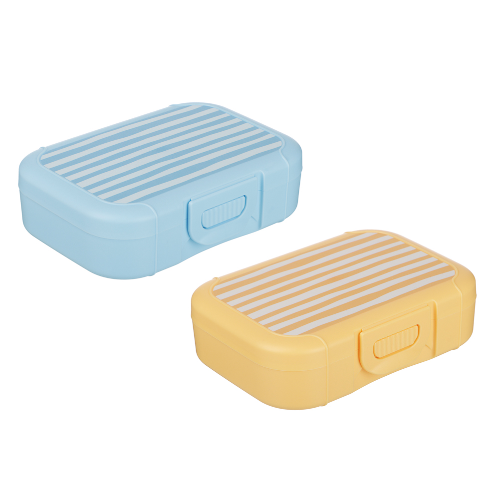 Орра Ланч-бокс 0,85л (18х12,5х5,5см), пластик, 2 цвета - #1