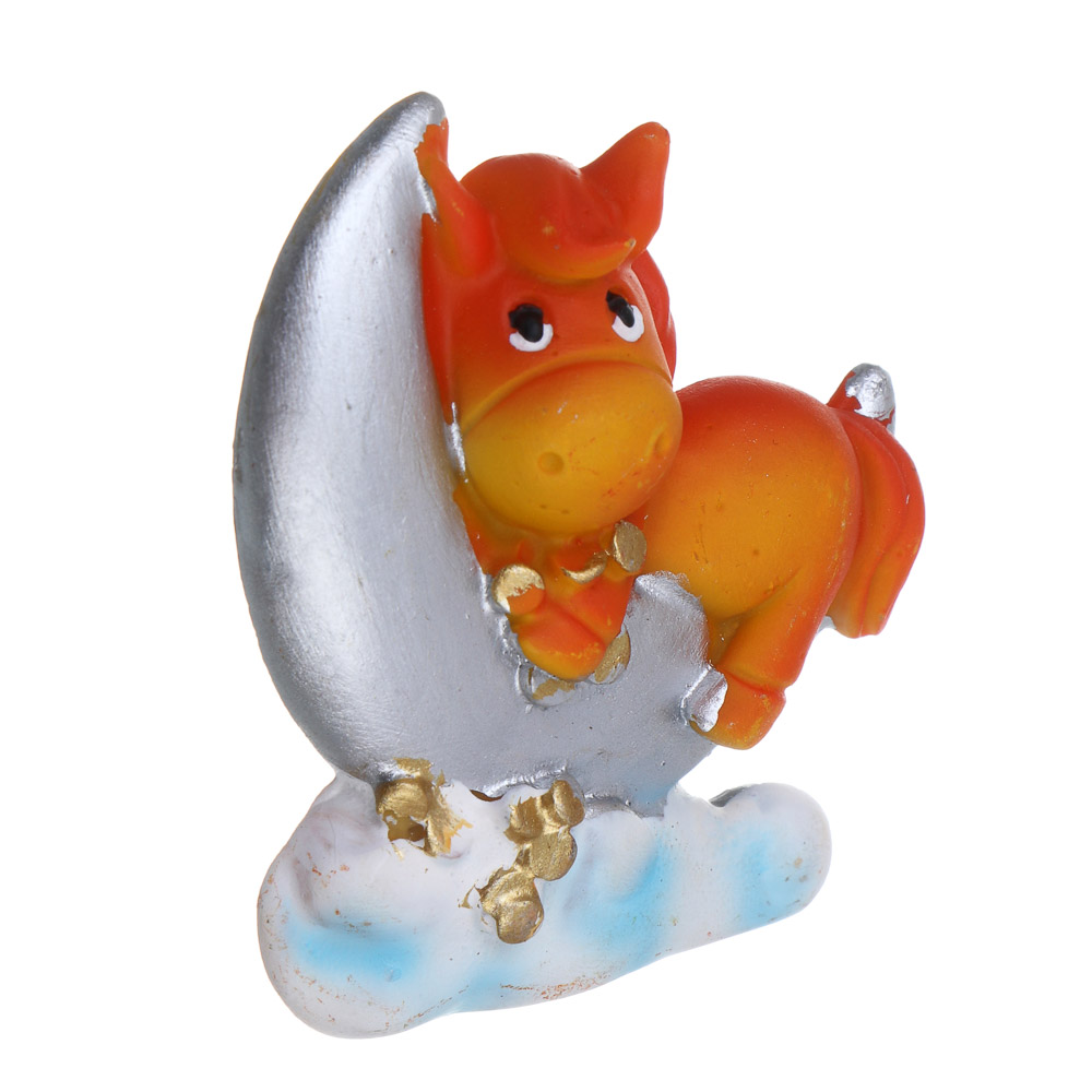 СНОУ БУМ Магнит Лошадка на облачке 6.5x2x6 см, полистоун, 4 вида - #3