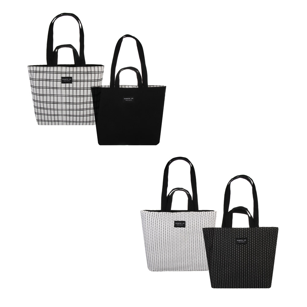 Сумка двухслойная тм VETTA, с двумя ручками, 42x33x10 см, 80% хлопок, 20% полиэстер - #1