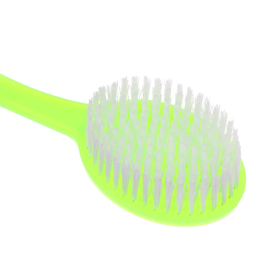 ЮL Щетка для тела с искусств. щетиной на пластиковой ручке, 34см, 3 цвета - #11