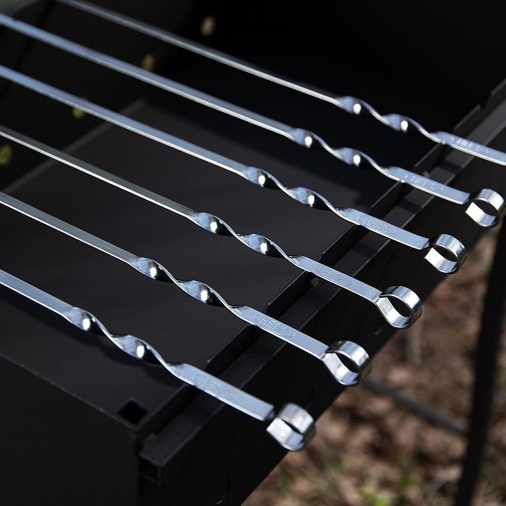 GRILLBOOM Набор шампуров в блистере, 6шт, 45х1x0,18см - #10