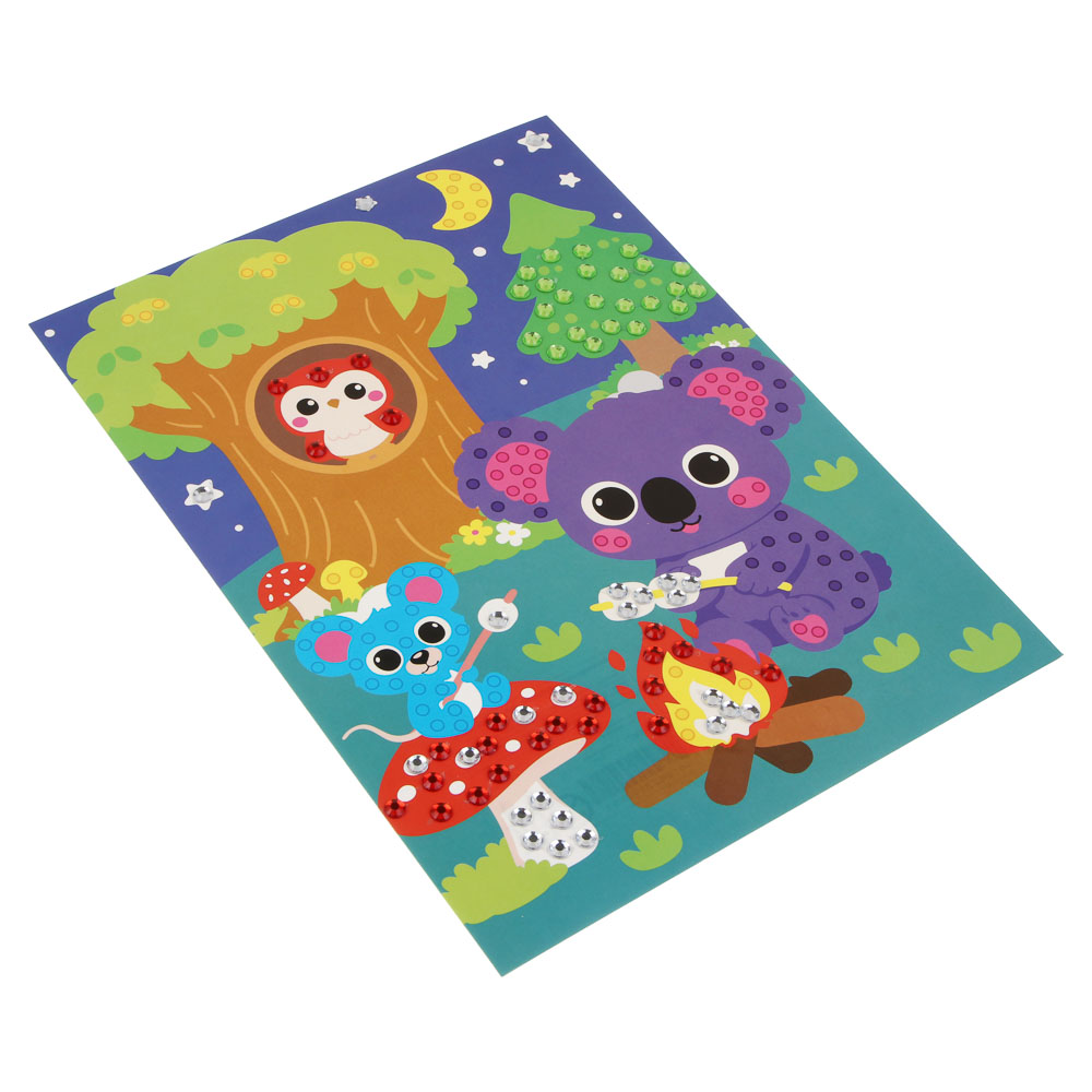 Аппликация из страз ХОББИХИТ, 19х26см, бумага, пластик - #4