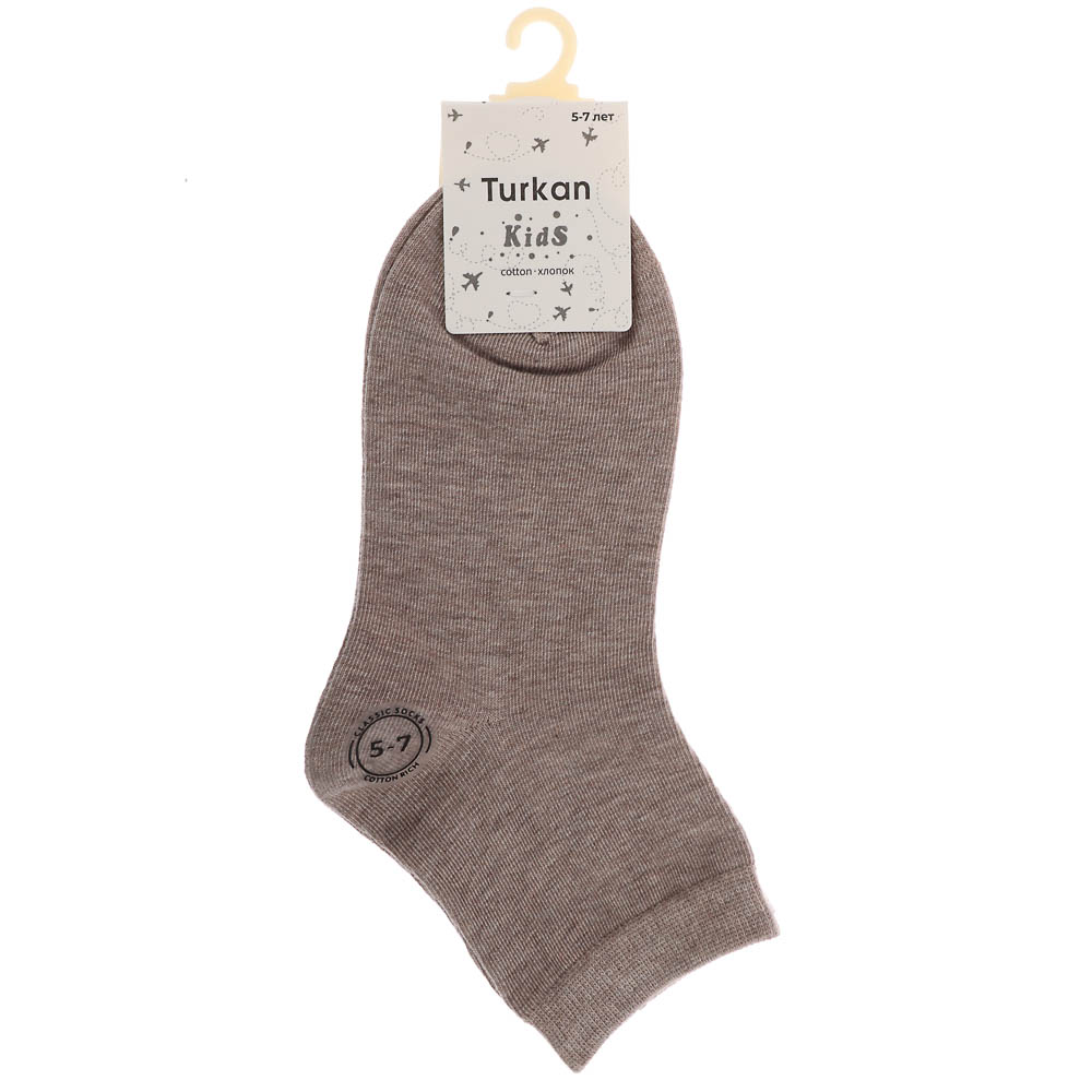 Носки детские, бесшовные, тм Turkan, 5-7 лет, 90%хлопок, 8% п/а, 2%лайкра,цвета в ас-те, R0520 - #5