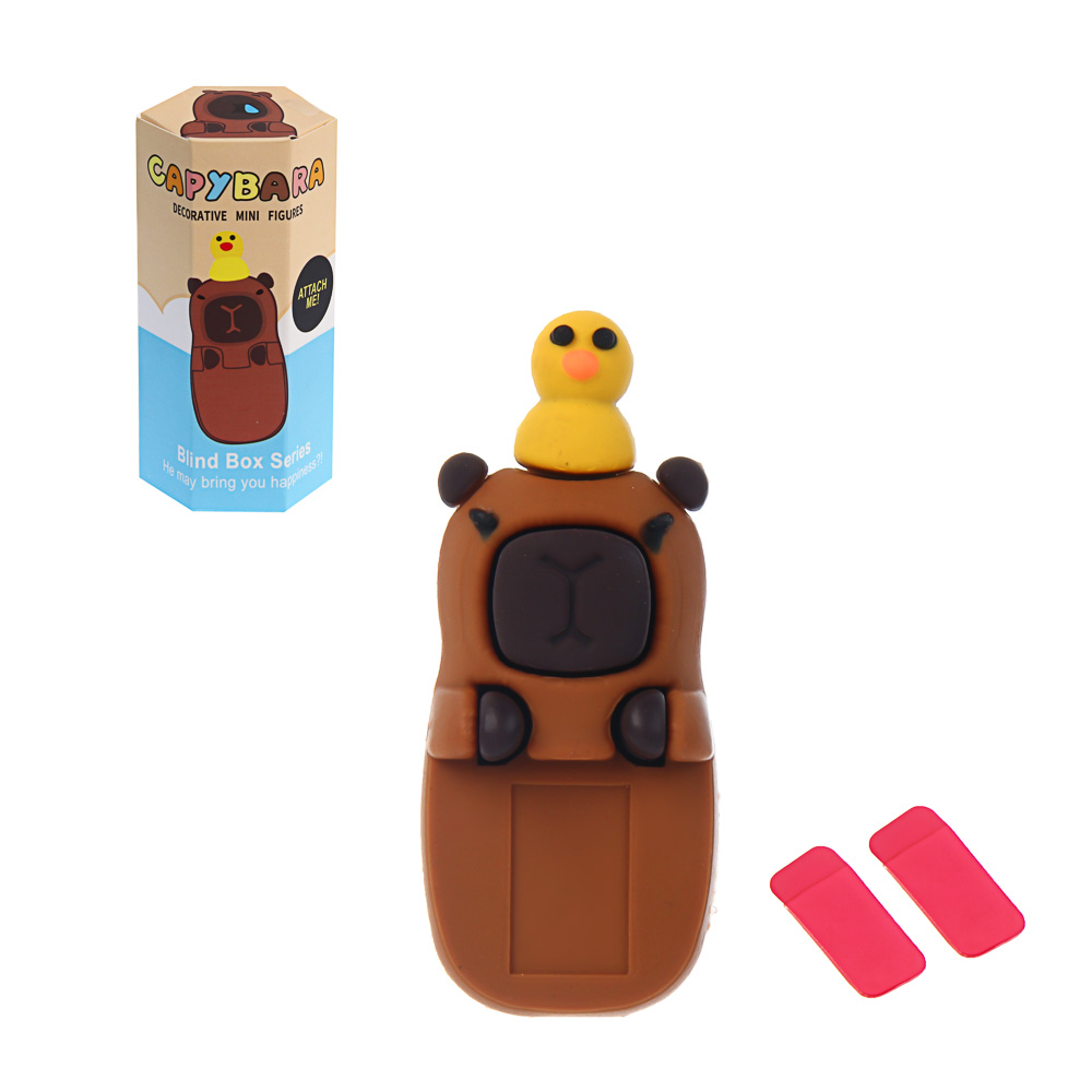 Игрушка сюрприз фигурка на телефон, компьютер , PP, 2,5х2,5х10,1см, 7 дизайнов - #1