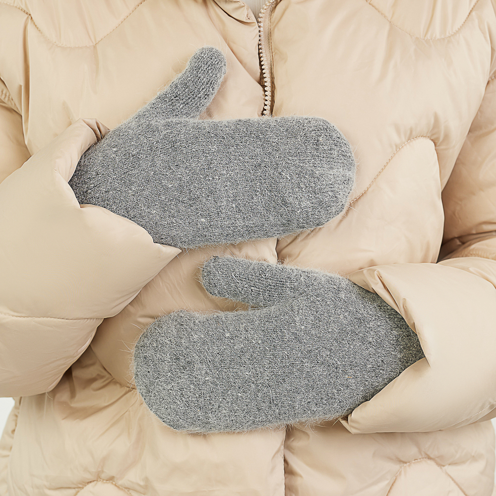 GALANTE Варежки женские вязаные с пушистой фактурой, р. 18-20, 4 цвета, СЗПВ24-38 - #8