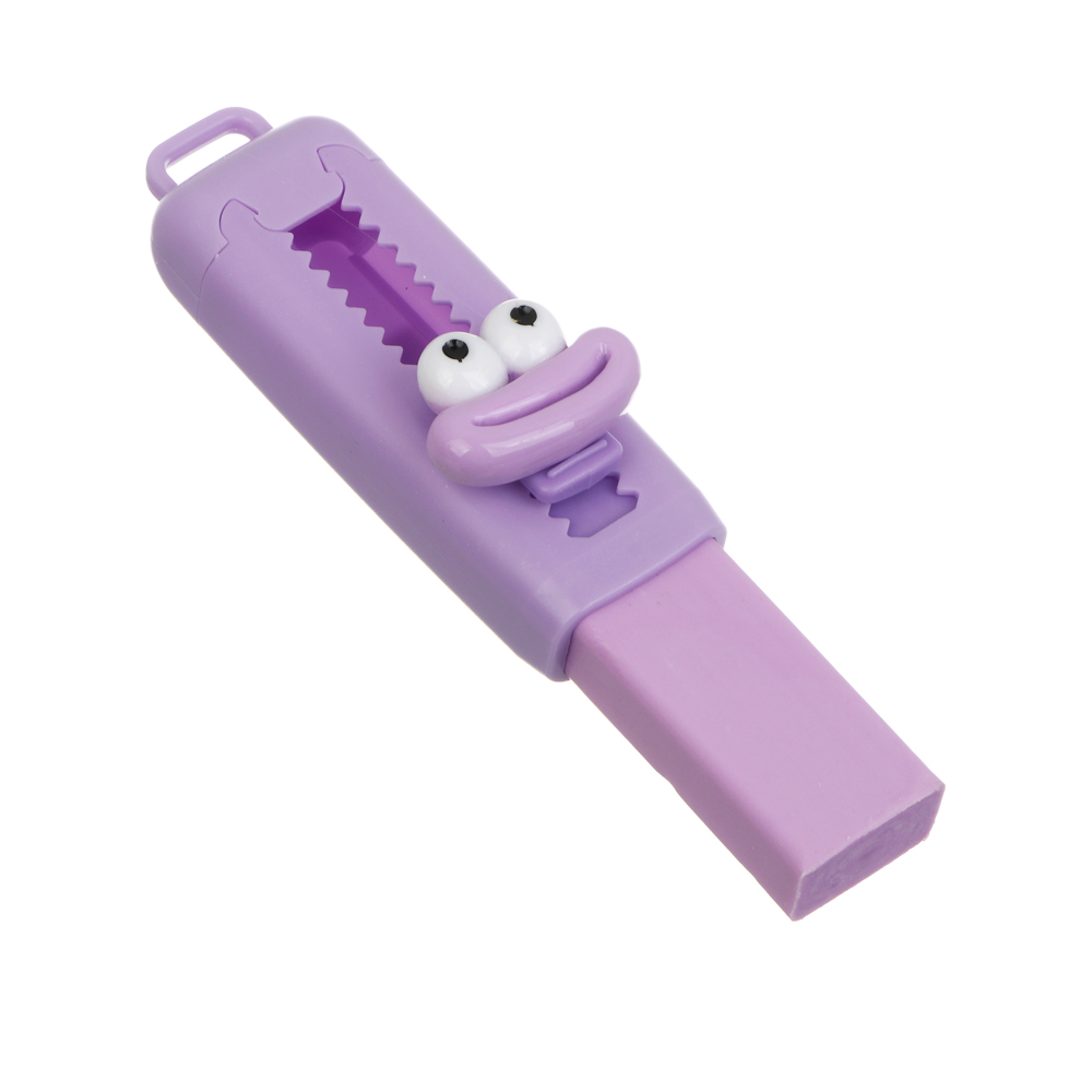 Ластик выдвижной "Мемы", 8,5х2,5см, ТПР, пластик, 4 вида, шоу-бокс - #2