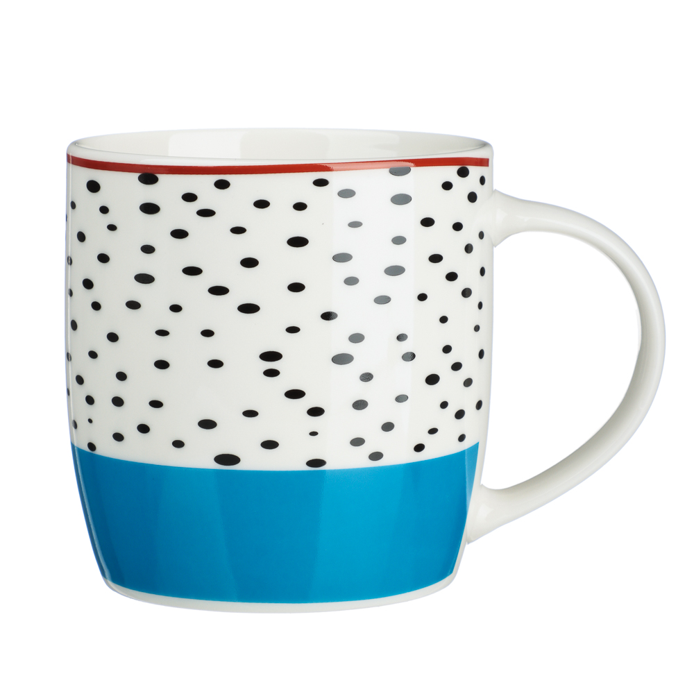 MILLIMI Кружка Штрихи, 350мл, фарфор, 4 дизайна - #2