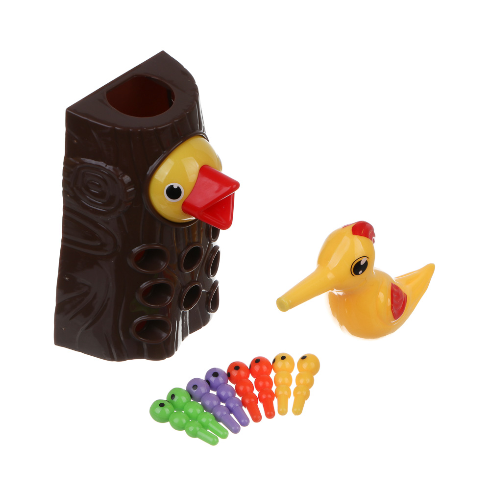ИГРОЛЕНД Развивающая игрушка "Накорми птенца", PP, магнит, 13,4х10х10,5см - #4