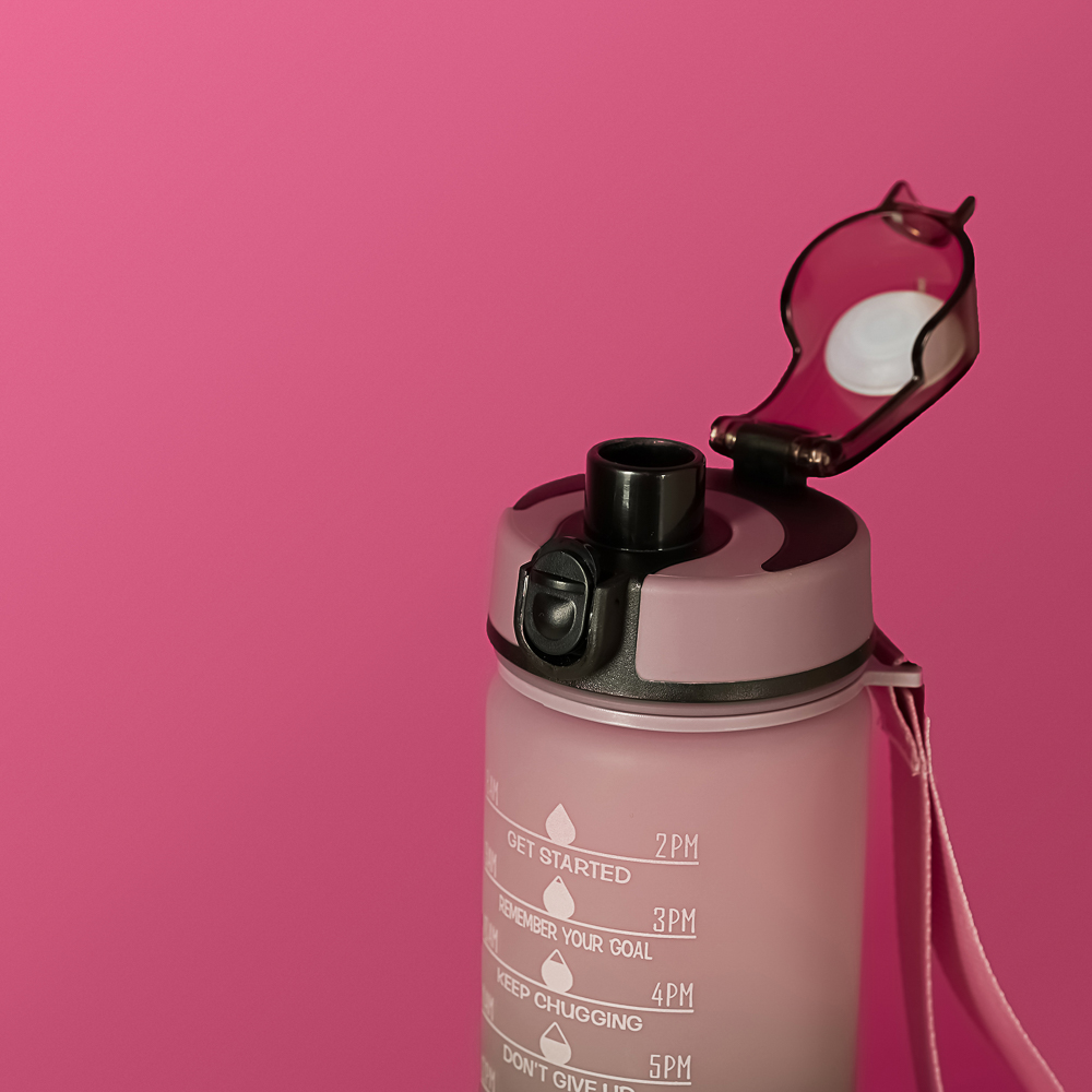 SILAPRO MAX Бутылка спортивная с замком, ULTIMATE GREY -ELDERBERRY, 550мл, РС - #13