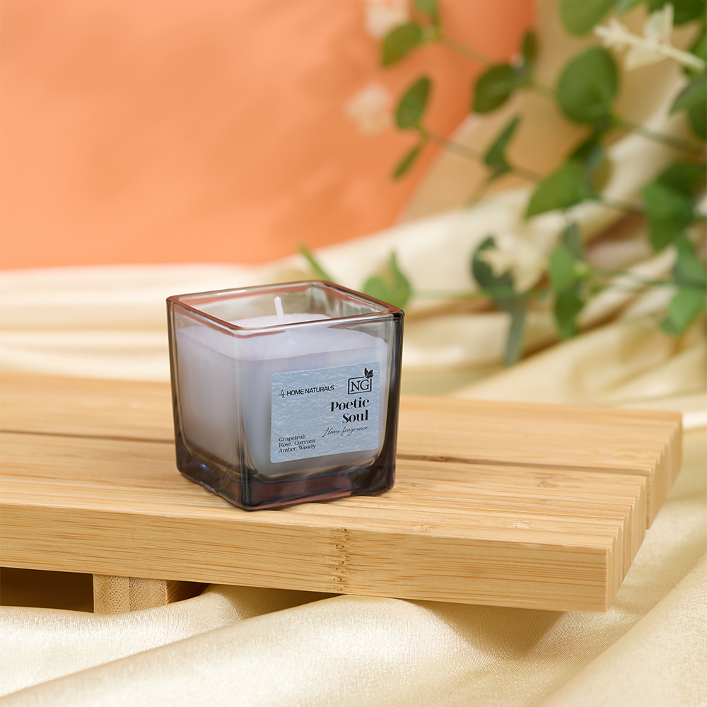 NEW GALAXY Свеча ароматизированная Home Naturals, poetic soul, rosso nobile,leather noir,pear&freesi - #7