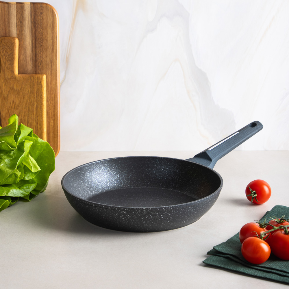 SATOSHI Гардан Сковорода литая d24см, антипригарное покрытие мрамор, индукция - #10